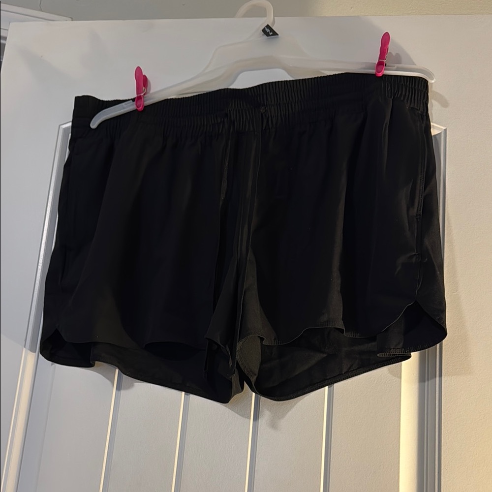 Old Navy Black Athletic Shorts with Elastic Waistband